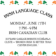 HIA Irish Language Lessons ☘️☘️