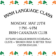 HIA Irish Language Lessons ☘️☘️